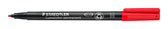 Viltstift Staedtler OHP Lumo M 317 perm rood - afbeelding 4