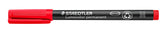 Viltstift Staedtler OHP Lumo M 317 perm rood - afbeelding 5