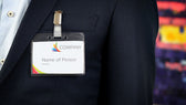 Badge Europel met strip en clip 90x60mm - afbeelding 6