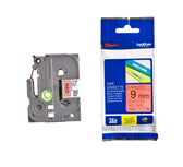Labeltape Brother Ptouch TZe421 9mm rood - afbeelding 3