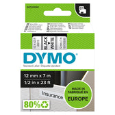 Labeltape Dymo LabelManager D1 polyester 12mm wit - afbeelding 4