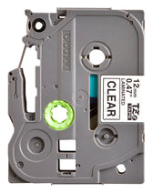 Labeltape Brother Ptouch TZe131 12mm transparant - afbeelding 2
