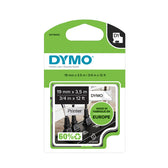 Labeltape Dymo LabelManager D1 nylon 19mm wit