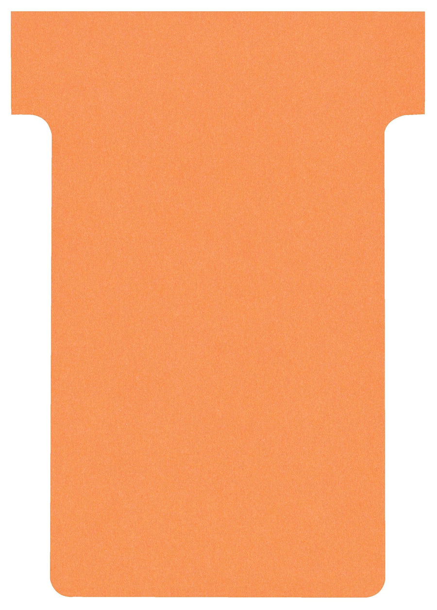 T-kaart Nobo nr.2 48mm oranje 100 stuks