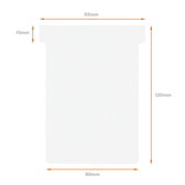 T-kaart Nobo nr.3 80mm wit 100 stuks - afbeelding 4