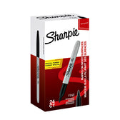 Viltstift Sharpie F zwart valuepack