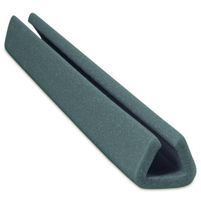 Schuimprofiel U-25 blauw recycled polyethylene 2000