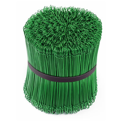 Geplastificeerde snelbinder groen 1,6 x 300 mm