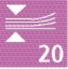 Naambadge etiket HERMA 4405 80X50mm wit rood 200st - afbeelding 2