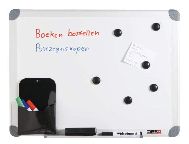 Whiteboard Desq 450x600mm kunststof draagtas