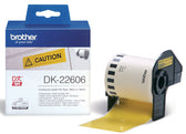 Etiket Brother DK22606 doorlopend 62mm 15m geel