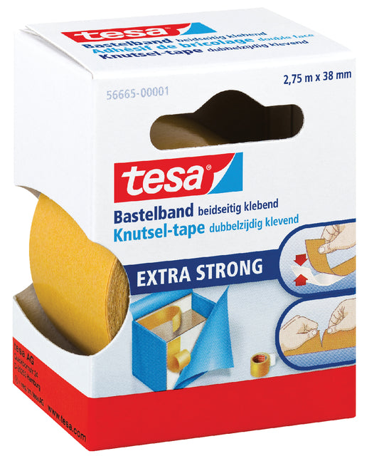 Dubbelzijdige knutseltape tesa 2.75mx38mm tr