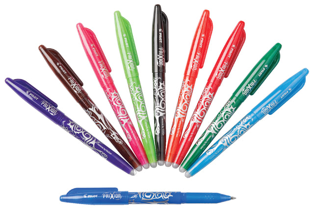 Rollerpen PILOT friXion BL-FR7 M Set2Go 8st ass