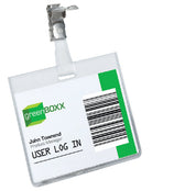 Badge Durable 8003 clip liggend gesloten 60x90mm