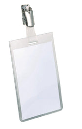 Badge Durable 8002 clip staand gesloten 90x60mm