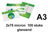 Lamineerhoes Quantore A3 303x426mm 2x75micron - afbeelding 2