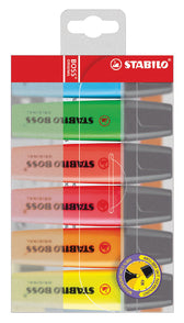 Markeerstift STABILO BOSS 70/6 6st assorti