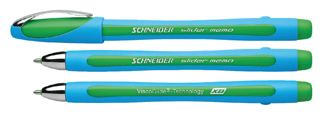 Balpen Schneider Memo XB groen