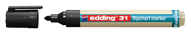 Viltstift edding 31 Eco flipover rond 1.5-3mm zw