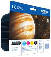 Inktcartridge Brother LC-1240VALBP zwart +3kleuren