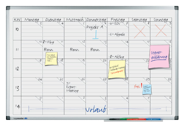 Planbord Legamaster universeel prem 60x90cm