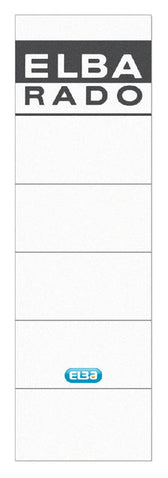 Rugetiket Elba breed 59x190mm zk wt gs 10st