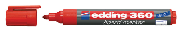 Whiteboardmarker edding 360 rond 1.5-3mm rood