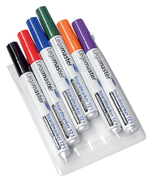 Whiteboardmarker Legamaster TZ1 1.5-3mm 6x ass