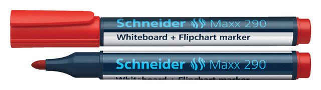 Whiteboardmarker Schneider Maxx 290 2-3mm rood