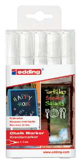 Krijtstift edding 4095 rond 2-3mm wit