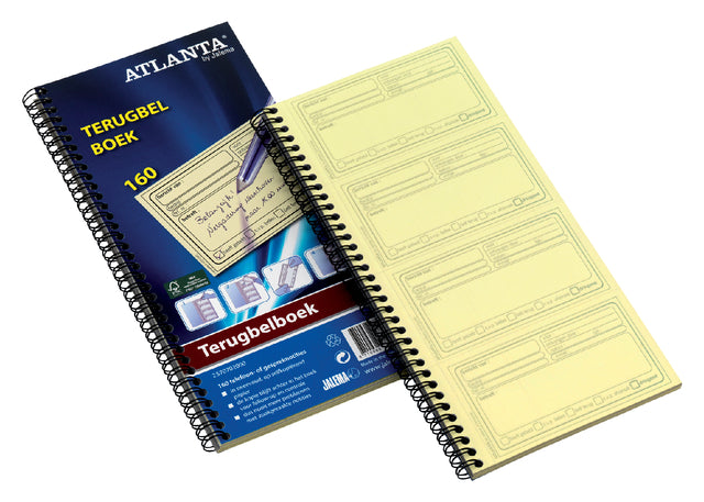 Terugbelboek Djois recy 74x128 400 notities 100vel