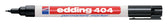 Viltstift eddING 404 rond 0.75mm zwart
