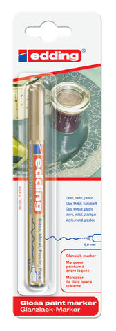 Paintmarker edding 780 oliebasis 0.8mm goud bls