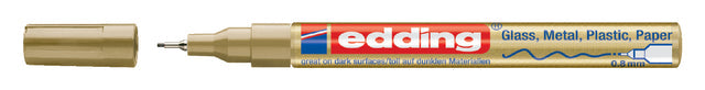 Paintmarker edding 780 oliebasis 0.8mm goud