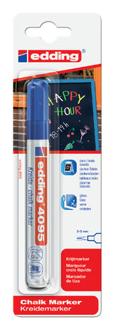 Krijtstift edding 4095 rond 2-3mm oranje - afbeelding 2