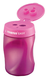 Puntenslijper STABILO Easy 4502 rechts roze