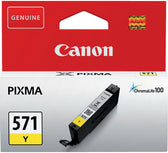 Inktcartridge Canon CLI-571 geel - afbeelding 2