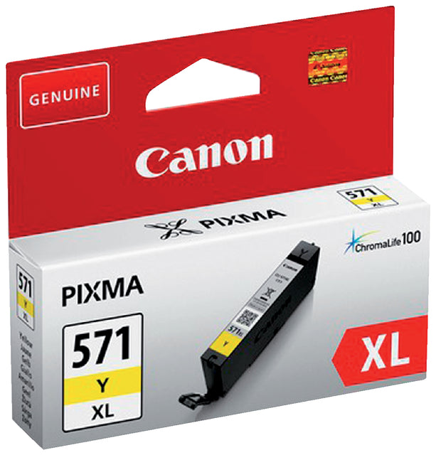 Inktcartridge Canon CLI-571XL geel