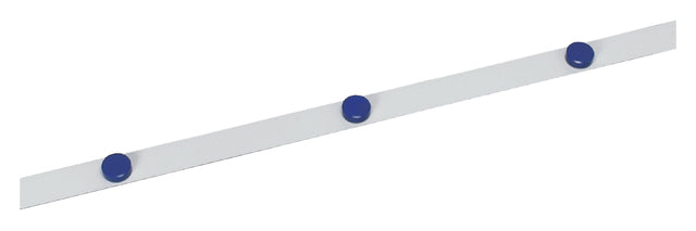 Metaalband MAUL 1mx35mm zelfklevend wit + magneten