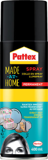 Lijmspray Pattex hobby spuitbus permanent 400ml