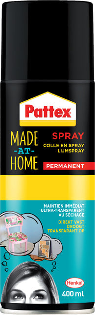 Lijmspray Pattex hobby spuitbus permanent 400ml