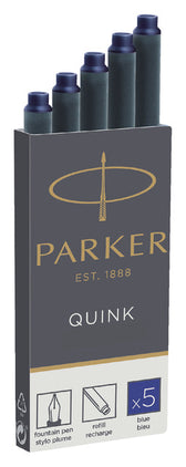 Inktpatroon Parker Quink permanent blauw - afbeelding 2