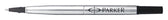 Rollerpenvulling Parker Quink F zwart