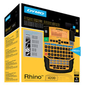 Labelprinter Dymo Rhino 4200 azerty 19mm geel - afbeelding 4