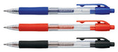 Gelschrijver Quantore grip drukknop 0.7mm blauw - afbeelding 3