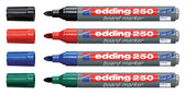 Whiteboardmarker edding 250 rond 1.5-3mm zwart - afbeelding 2