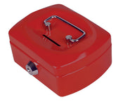 Geldkist Pavo met muntgleuf 125x95x60mm rood - afbeelding 2