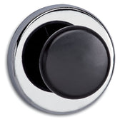Magneet met knop MAUL Ø65mm trekkracht 12kg chr/zw