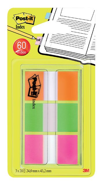 Indextabs Post-it 680 24mmx43.2mm assorti