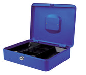 Geldkist pavo 300x240x90mm blauw
